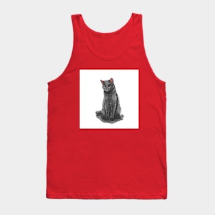 black cat Tank Top